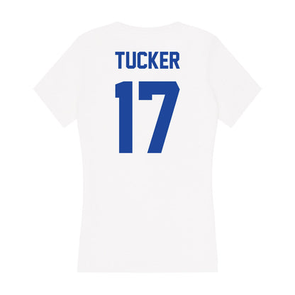 Georgia State - NCAA Football : Petey Tucker - Women's V-Neck T-Shirt-1