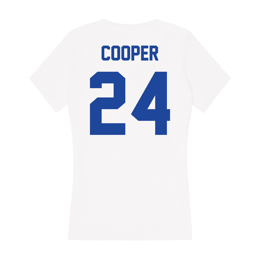 Georgia State - NCAA Football : Ronald Cooper - Women's V-Neck T-Shirt-1