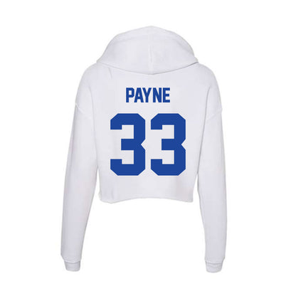 Georgia State - NCAA Women's Basketball : Frankee Payne - Women's Crop Fleece Hoodie-1