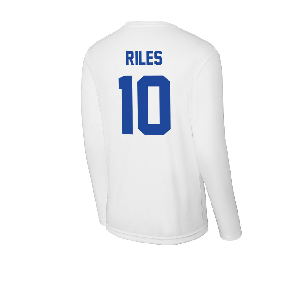 Georgia State - NCAA Football : DJ Riles - Performance Long Sleeve T-Shirt-1