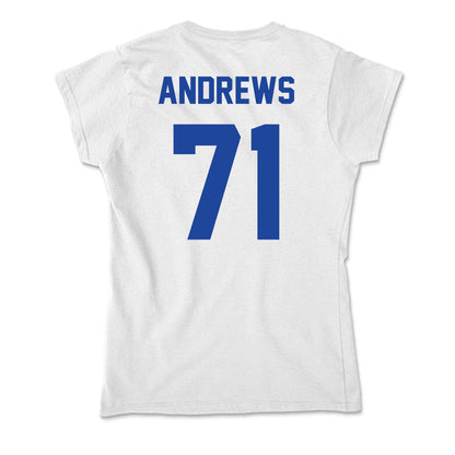 Georgia State - NCAA Football : Aidan Andrews - Soft Style Women’s T-Shirt-1