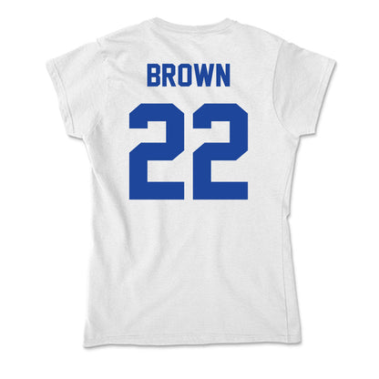 Georgia State - NCAA Men's Basketball : Malachi Brown - Soft Style Women’s T-Shirt-1