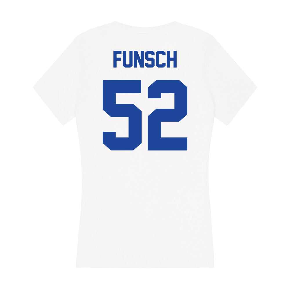 Georgia State - NCAA Football : Donovan Funsch - Women's V-Neck T-Shirt-1