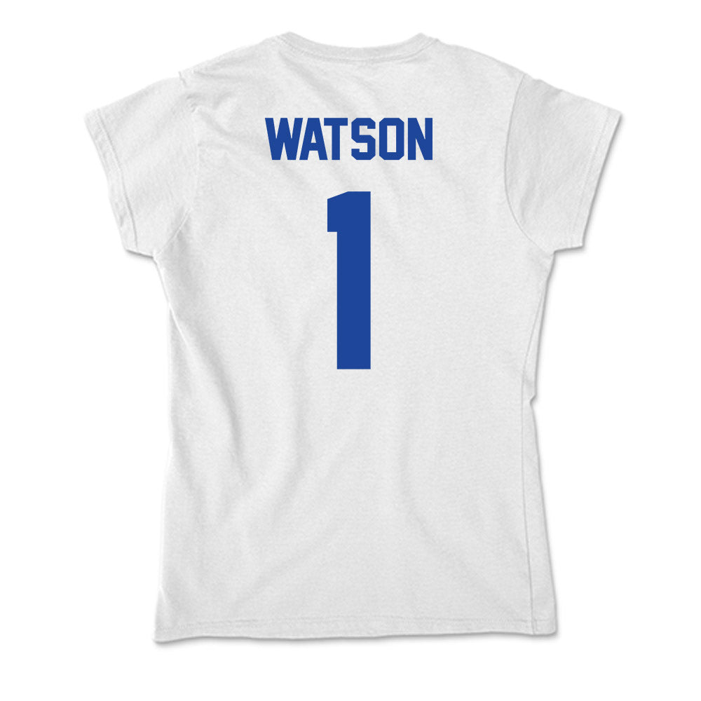 Georgia State - NCAA Football : Kenyatta Watson - Soft Style Women’s T-Shirt-1