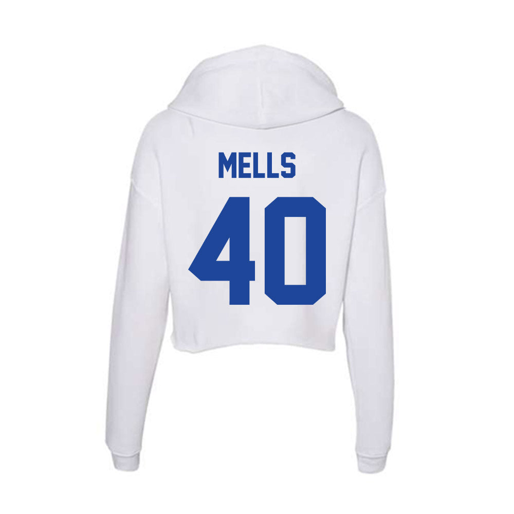 Georgia State - NCAA Football : Sir Mells - Women's Crop Fleece Hoodie-1