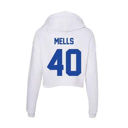 Georgia State - NCAA Football : Sir Mells - Women's Crop Fleece Hoodie-1