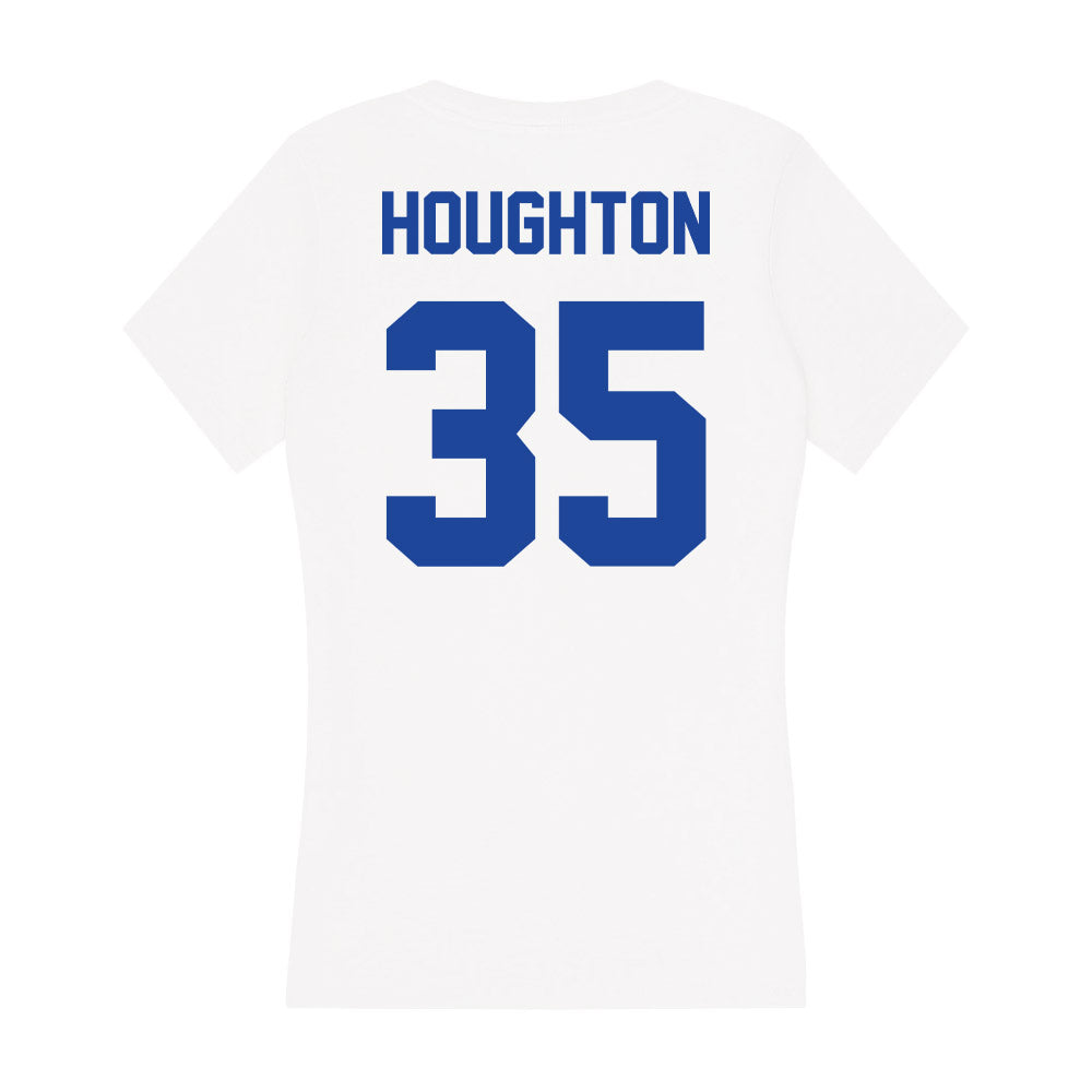 Georgia State - NCAA Football : Dyllon Houghton - Women's V-Neck T-Shirt-1