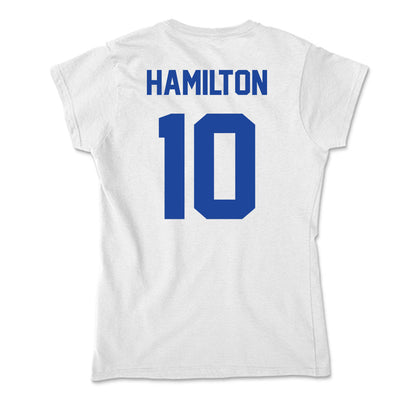 Georgia State - NCAA Men's Basketball : Jelani Hamilton - Soft Style Women’s T-Shirt-1