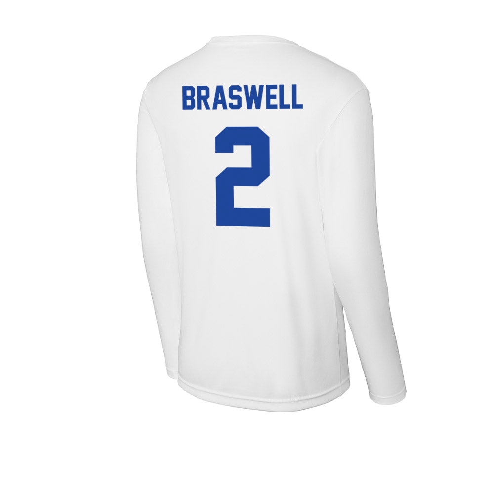 Georgia State - NCAA Football : Djay Braswell - Activewear Long Sleeve T-Shirt-1