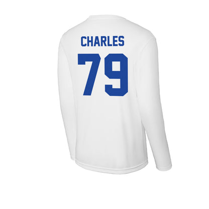 Georgia State - NCAA Football : Ethan Charles - Activewear Long Sleeve T-Shirt-1