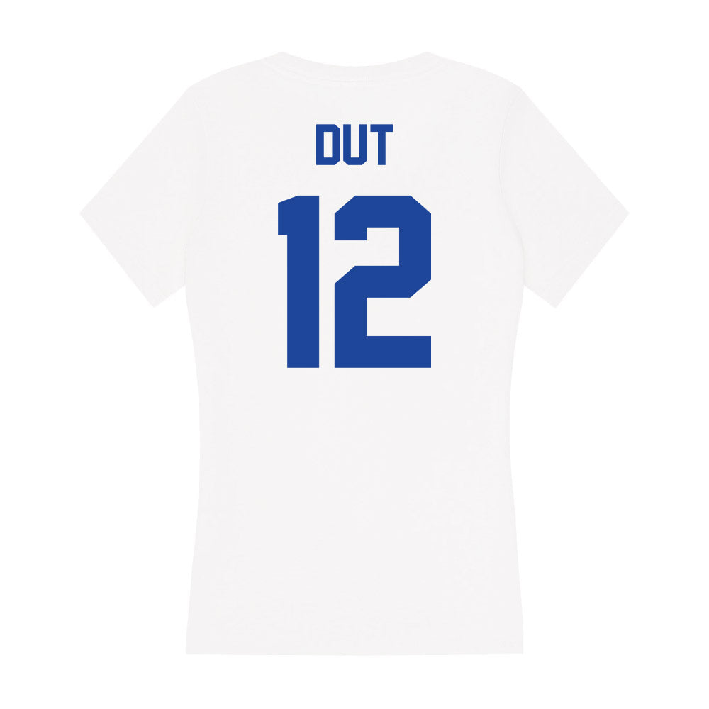  - NCAA Men's Basketball : Dhiaukuei Dut - Women's V-Neck T-Shirt-1