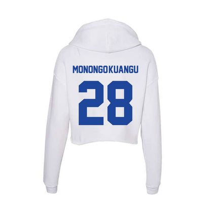Georgia State - NCAA Men's Soccer : Yverson Monongo-Kuangu - Women's Crop Fleece Hoodie-1