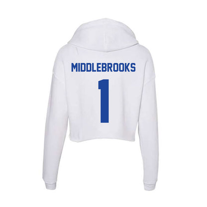 Georgia State - NCAA Softball : Chloe Middlebrooks - Women's Crop Fleece Hoodie-1