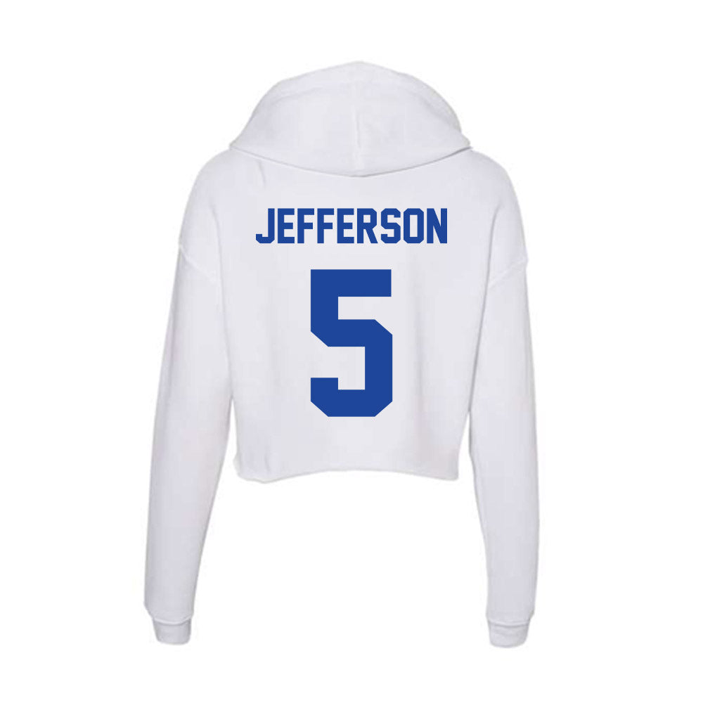 Georgia State - NCAA Softball : Ciarra Jefferson - Women's Crop Fleece Hoodie-1