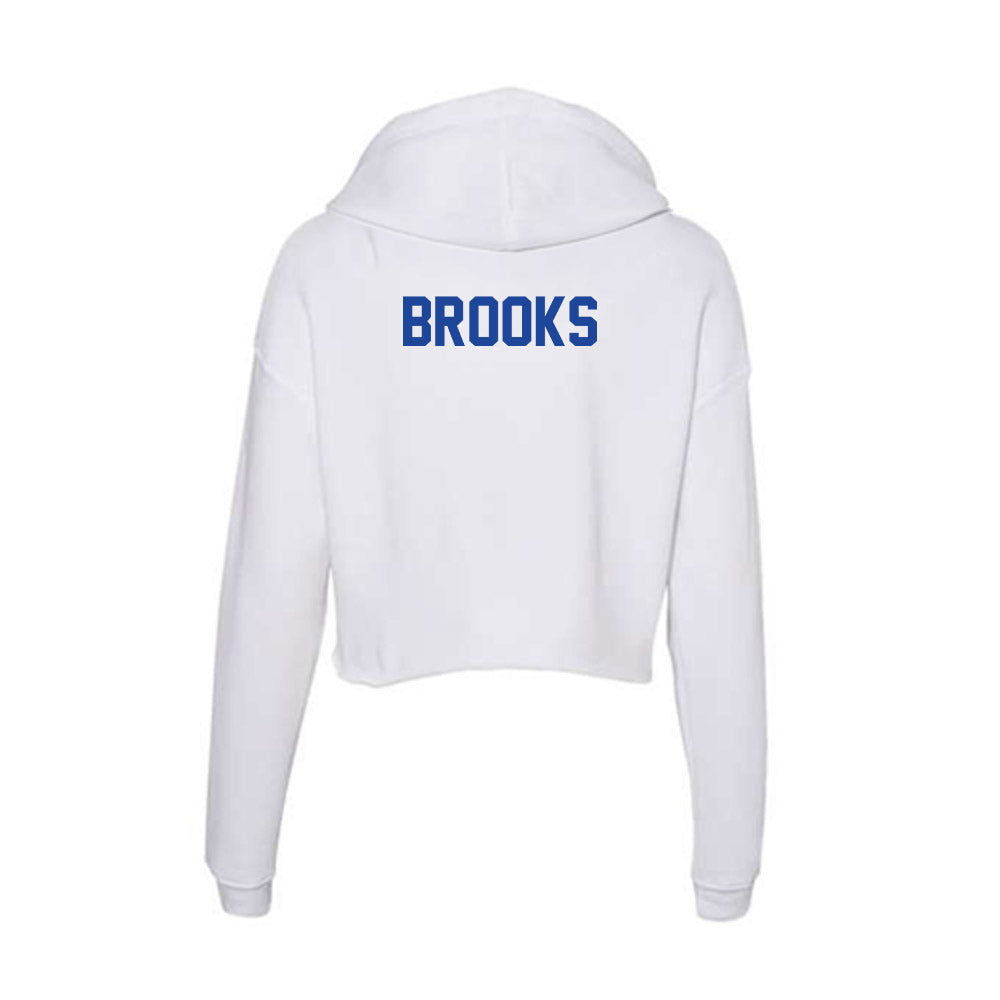 Georgia State - NCAA Women's Track & Field : Yolanda Brooks - Women's Crop Fleece Hoodie-1
