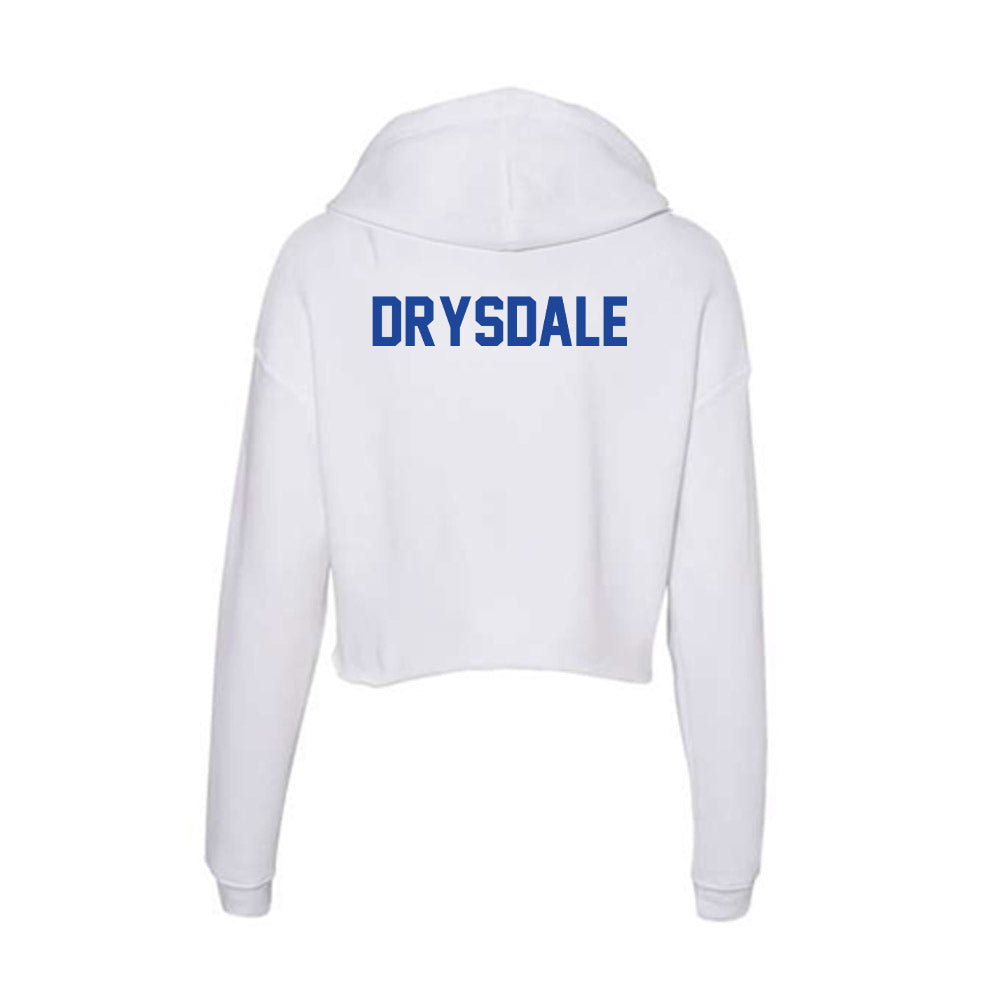 Georgia State - NCAA Beach Volleyball : Kaylie Drysdale - Women's Crop Fleece Hoodie-1