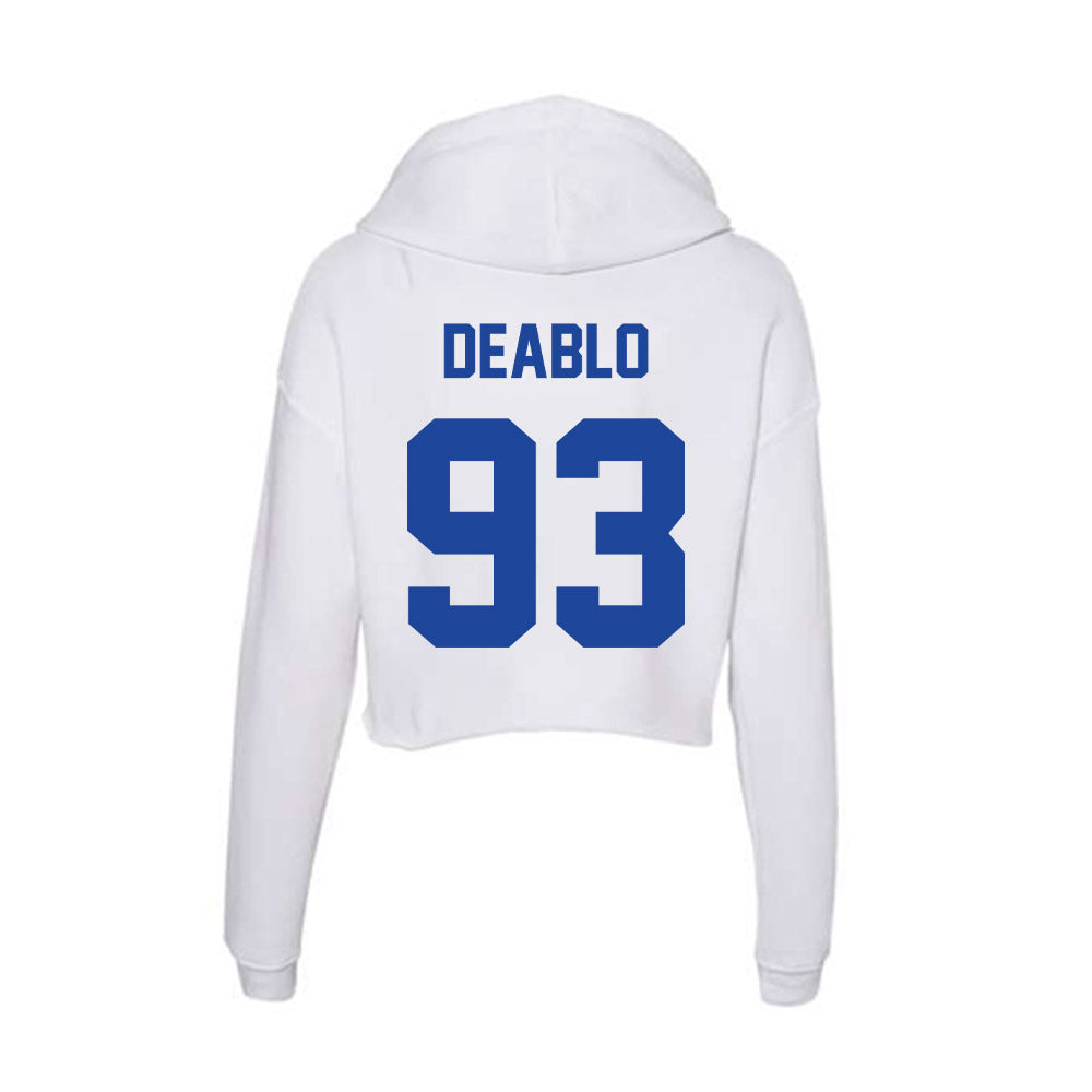 Georgia State - NCAA Football : Deity Deablo - Women's Crop Fleece Hoodie-1