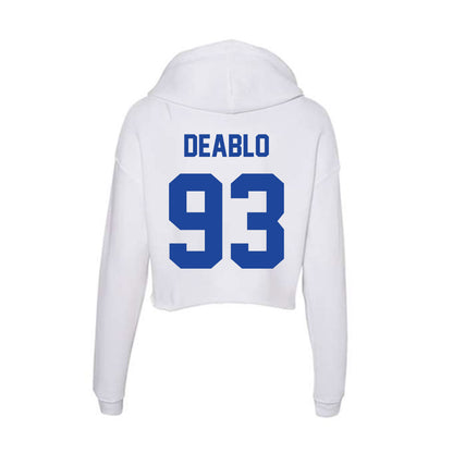 Georgia State - NCAA Football : Deity Deablo - Women's Crop Fleece Hoodie-1