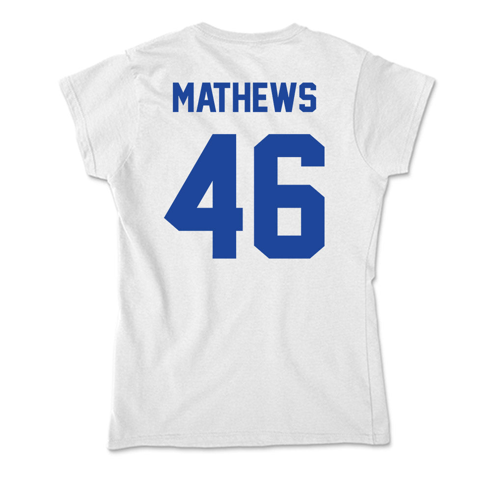 Georgia State - NCAA Football : Ian Mathews - Soft Style Women’s T-Shirt-1