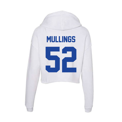 Georgia State - NCAA Football : Alexander Mullings - Women's Crop Fleece Hoodie-1