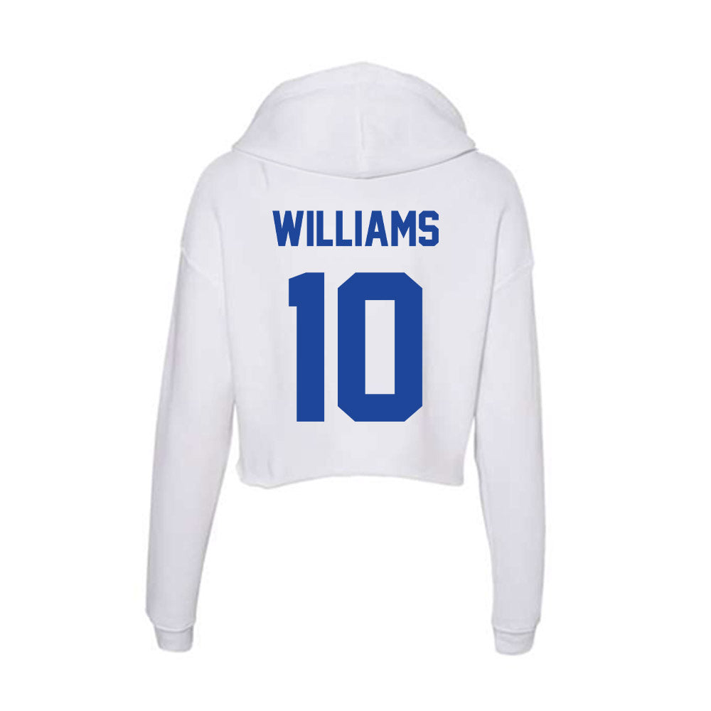 Georgia State - NCAA Men's Soccer : Gavin Williams - Women's Crop Fleece Hoodie-1