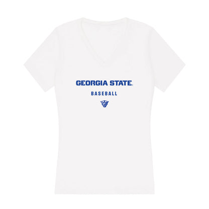 Georgia State - NCAA Baseball : Jae Williams - Women's V-Neck T-Shirt-0