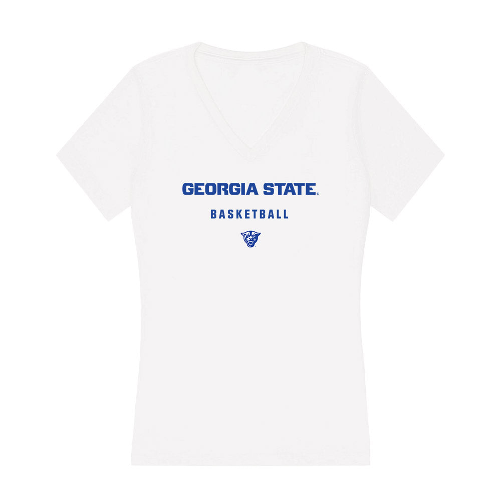 Georgia State - NCAA Women's Basketball : Frankee Payne - Women's V-Neck T-Shirt-0
