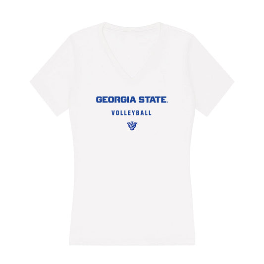 Georgia State - NCAA Women's Volleyball : Shanelle Martinez - Women's V-Neck T-Shirt-0