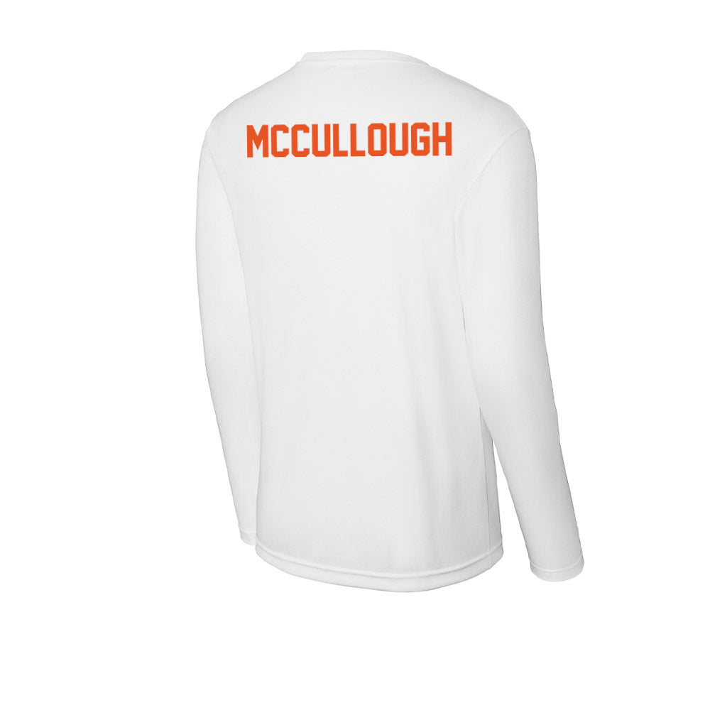 UTPB - NCAA Football : McCullough - Activewear Long Sleeve T-Shirt-1