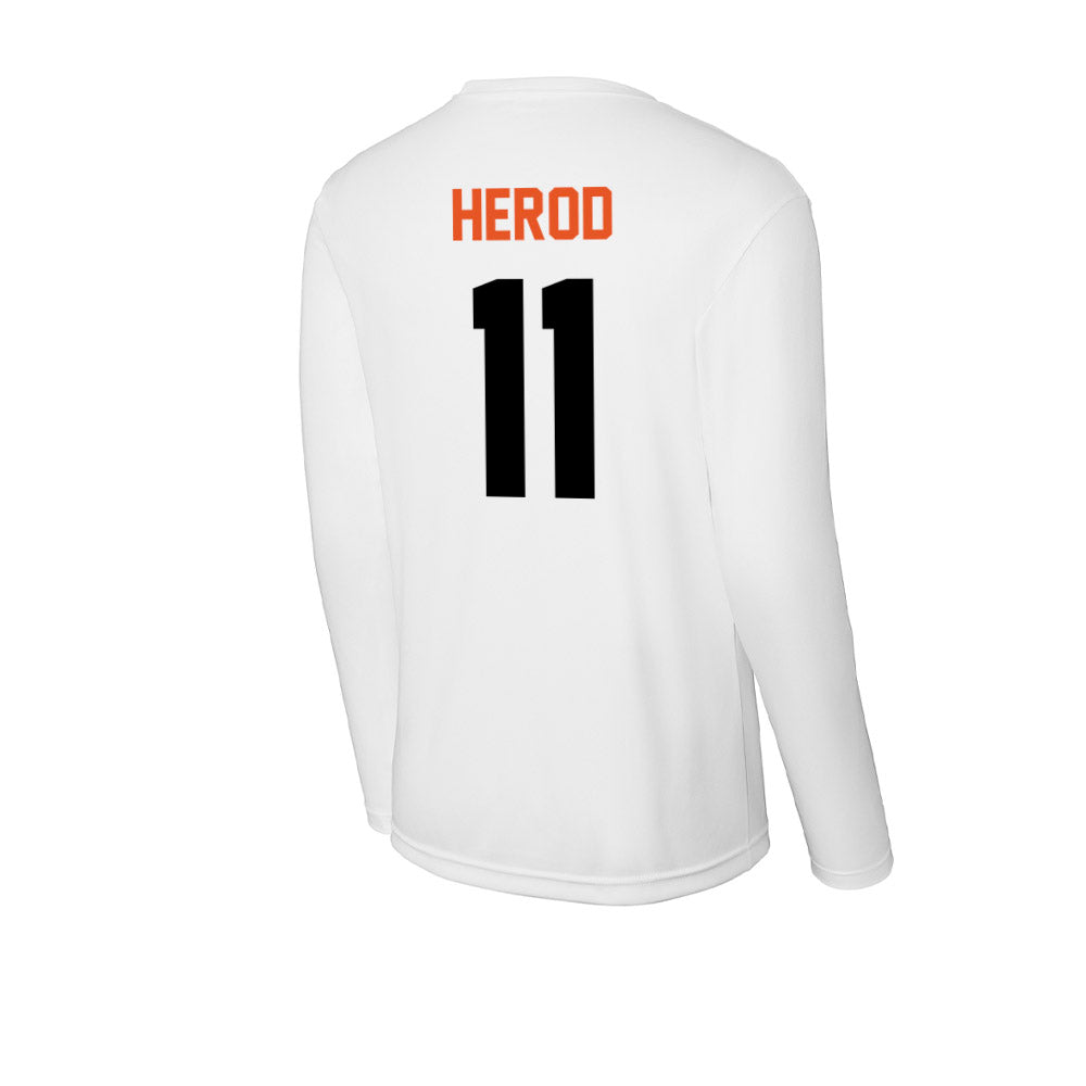UTPB - NCAA Football : Nemier Herod - Activewear Long Sleeve T-Shirt-1