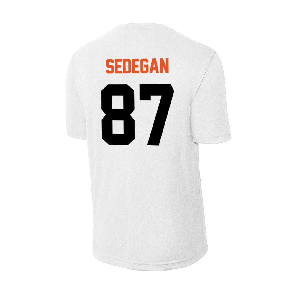 UTPB - NCAA Football : Caleb Sedegan - Activewear T-Shirt-1