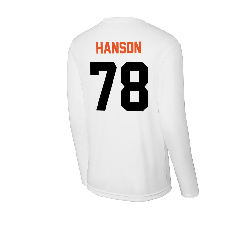 UTPB - NCAA Football : Daine Hanson - Activewear Long Sleeve T-Shirt-1