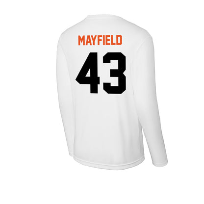 UTPB - NCAA Football : Michael Mayfield - Activewear Long Sleeve T-Shirt-1