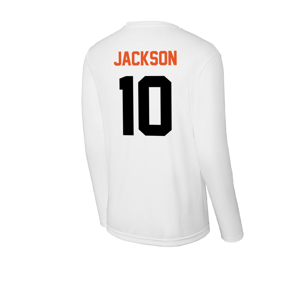 UTPB - NCAA Football : Malik Jackson - Activewear Long Sleeve T-Shirt-1