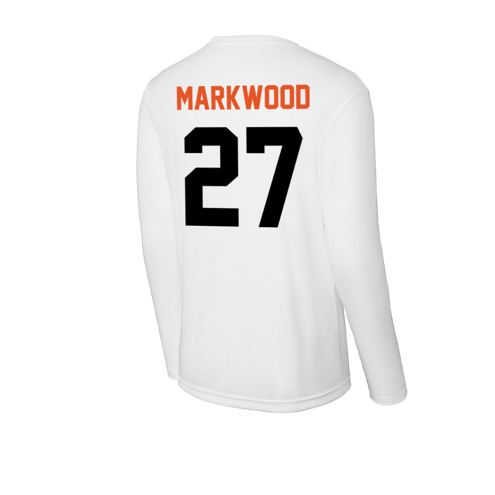 UTPB - NCAA Baseball : Jackson Markwood - Activewear Long Sleeve T-Shirt-1