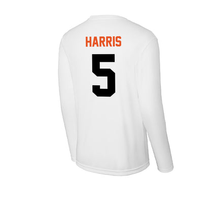 UTPB - NCAA Football : Kory Harris - Activewear Long Sleeve T-Shirt-1