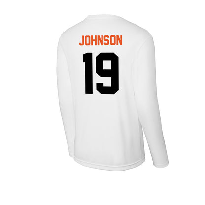 UTPB - NCAA Football : Chanlor Johnson - Activewear Long Sleeve T-Shirt-1