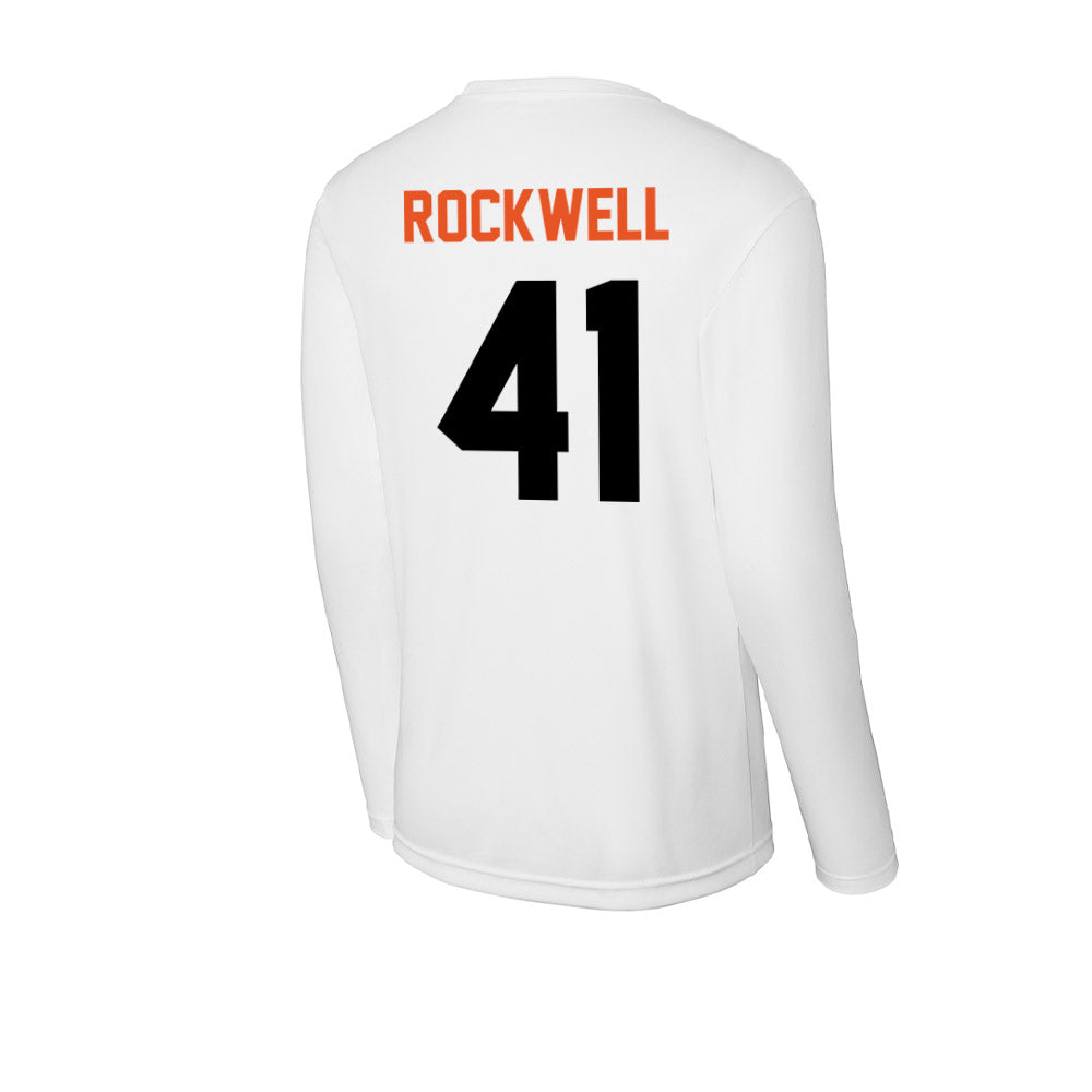 UTPB - NCAA Football : Keith Rockwell - Activewear Long Sleeve T-Shirt-1