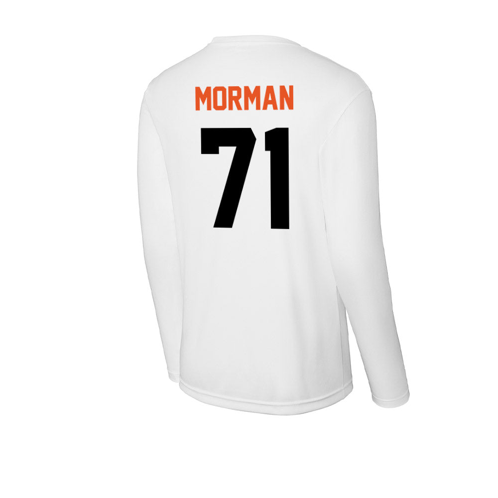 UTPB - NCAA Football : Caleb Morman - Activewear Long Sleeve T-Shirt-1