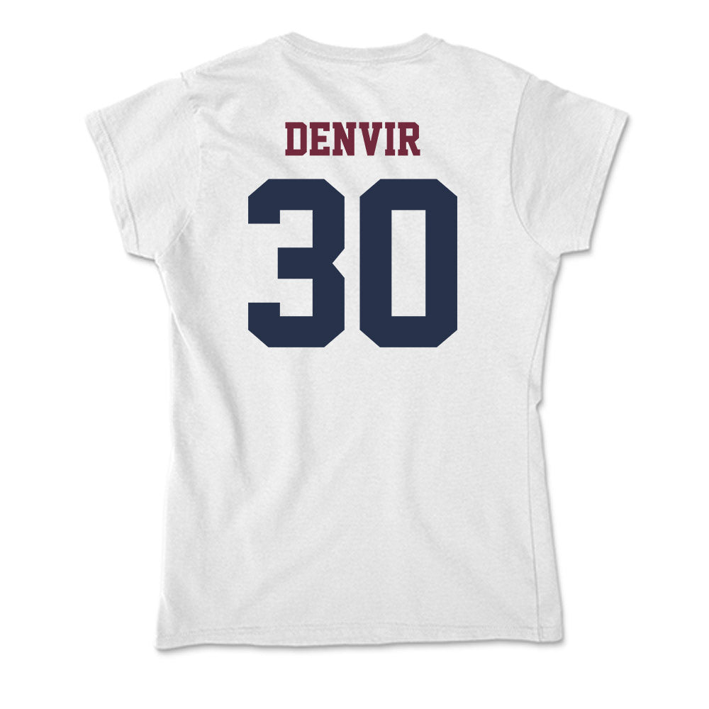 FDU - NCAA Men's Basketball : Frankie Denvir - Soft Style Women’s T-Shirt-1