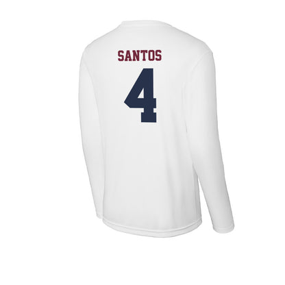 FDU - NCAA Baseball : Aaron Santos - Activewear Long Sleeve T-Shirt-1