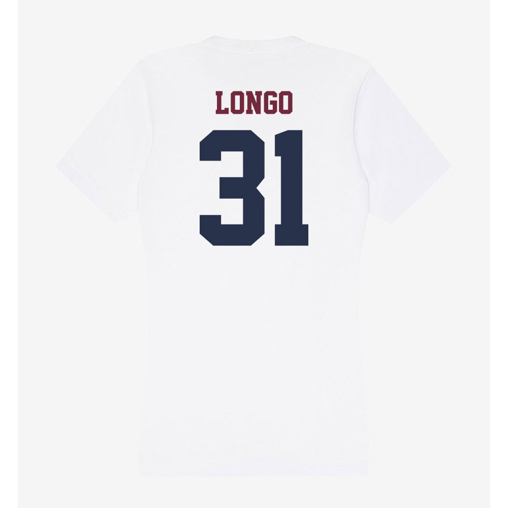 FDU - NCAA Baseball : Peter Longo - Women's V-Neck T-Shirt-1