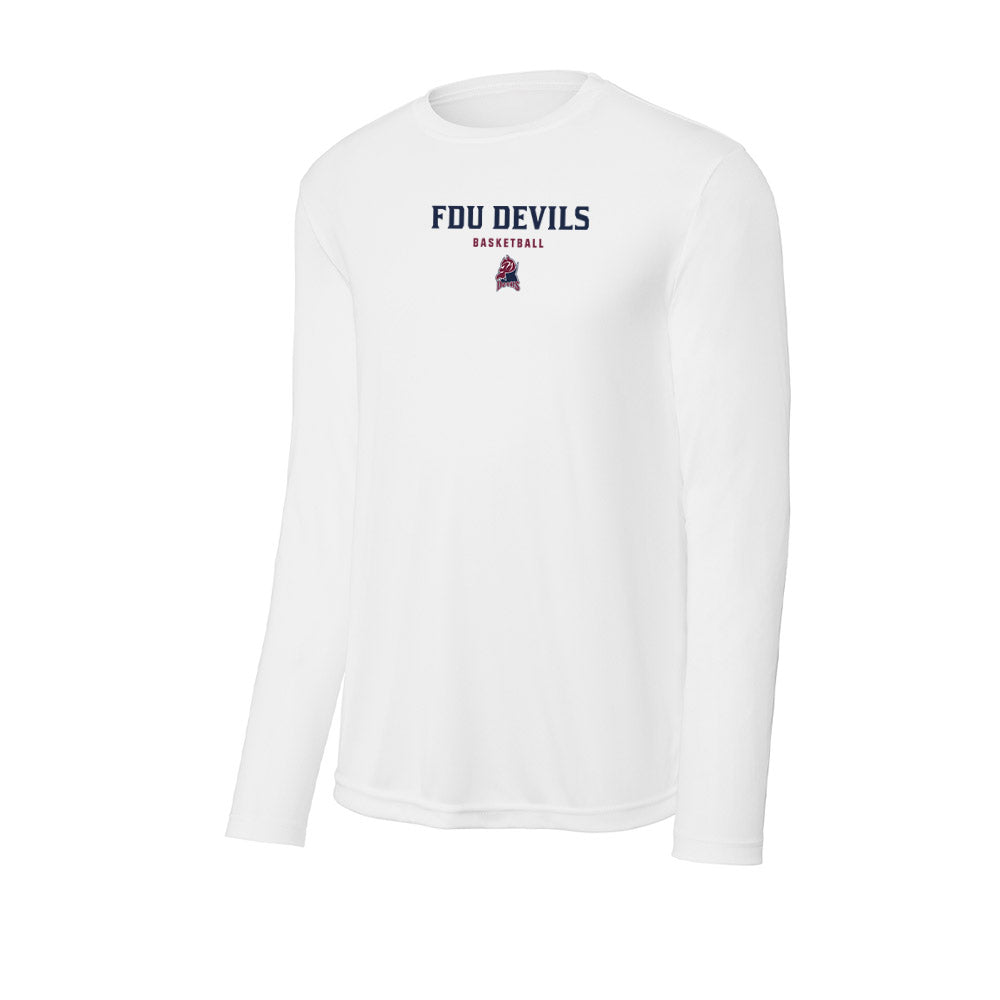 FDU - NCAA Men's Basketball : Aidan Shea - Activewear Long Sleeve T-Shirt-0