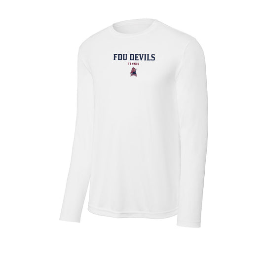 FDU - NCAA Men's Tennis : Jaden Andresen - Activewear Long Sleeve T-Shirt-0