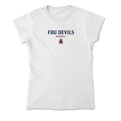 FDU - NCAA Baseball : Jack Giovenco - Soft Style Women’s T-Shirt-0
