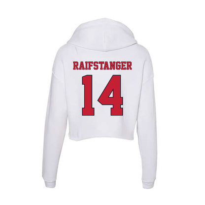 St. Johns - NCAA Baseball : Jayder Raifstanger - Women's Crop Fleece Hoodie-1