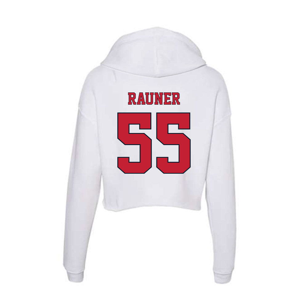St. Johns - NCAA Men's Lacrosse : Brady Rauner - Women's Crop Fleece Hoodie-1