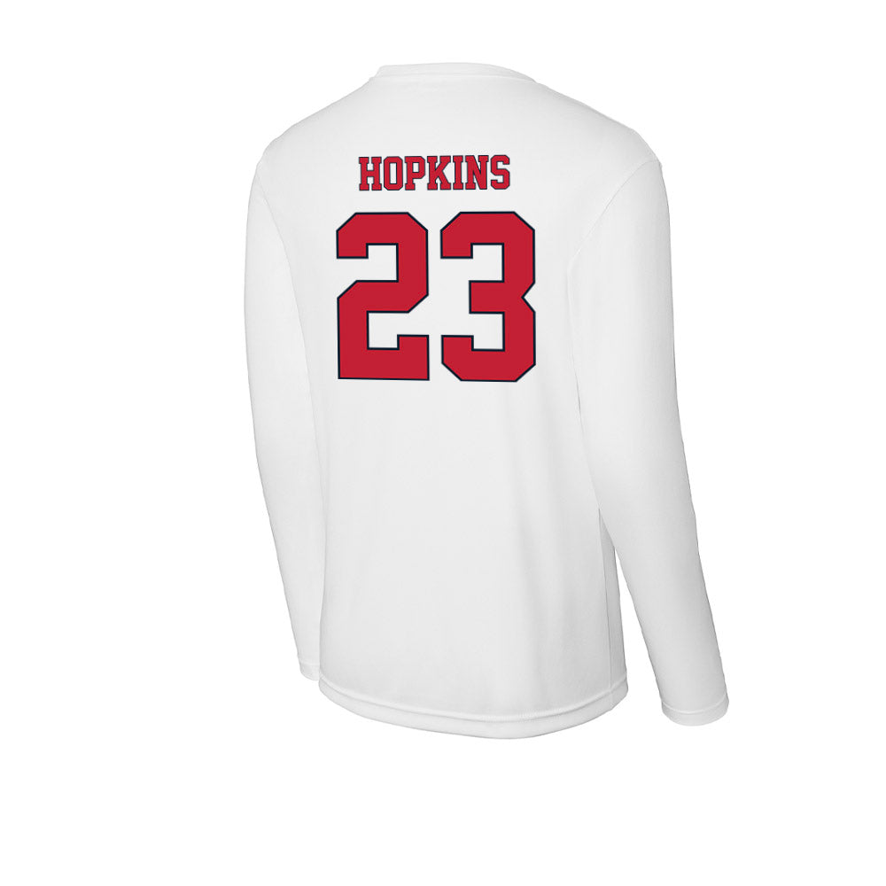 St. Johns - NCAA Men's Basketball : Bryce Hopkins - Activewear Long Sleeve T-Shirt-1