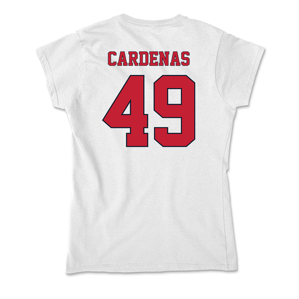 St. Johns - NCAA Men's Lacrosse : Jayson Cardenas - Soft Style Women’s T-Shirt-1