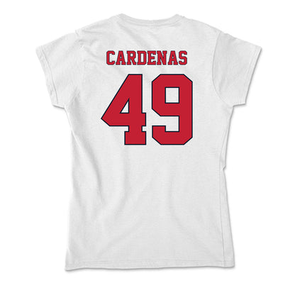 St. Johns - NCAA Men's Lacrosse : Jayson Cardenas - Soft Style Women’s T-Shirt-1